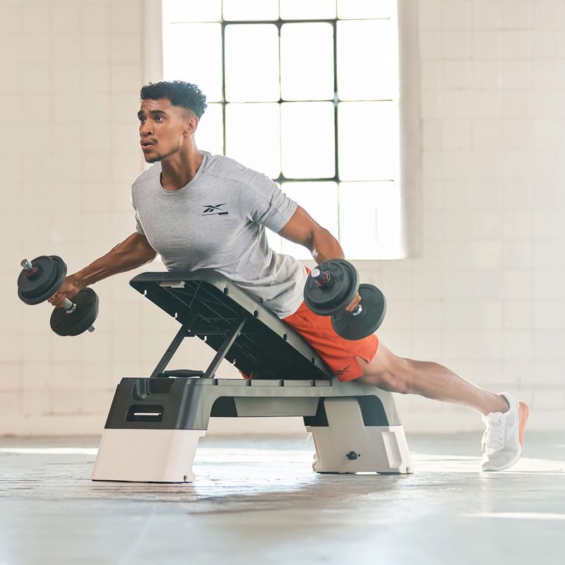 Multifunkčný step Reebok Deck white 17