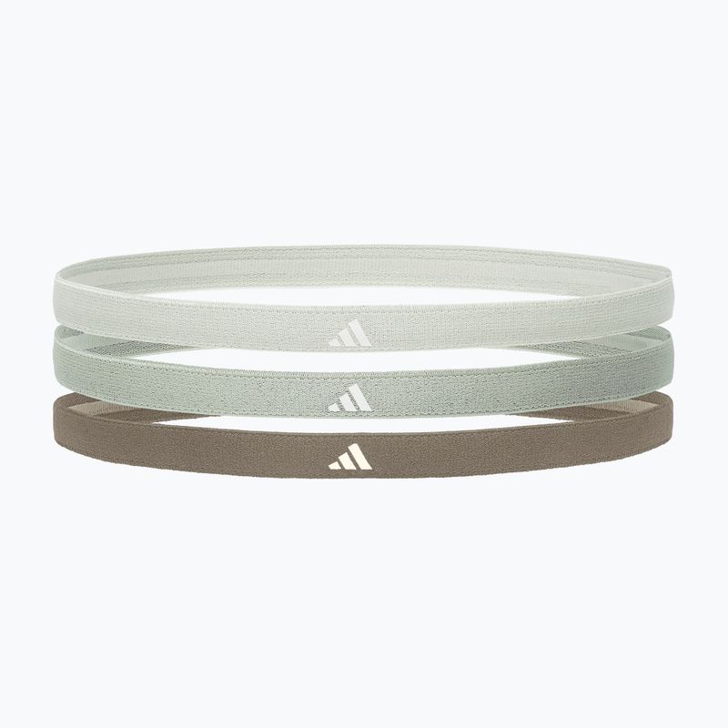 Čelenka Adidas Hairbands 3szt. linen green/silver green/olive
