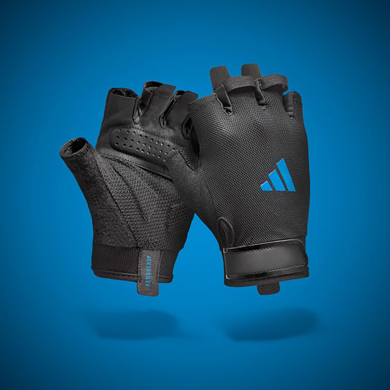 Tréningové rukavice adidas Essential Training blue 9