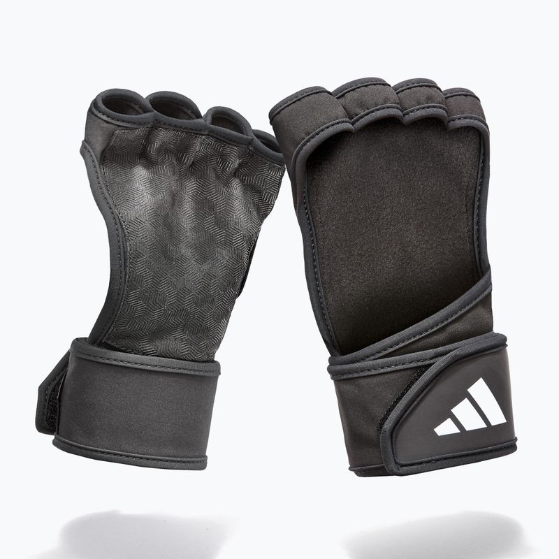 Tréningové rukavice adidas Open Back Training Gloves black
