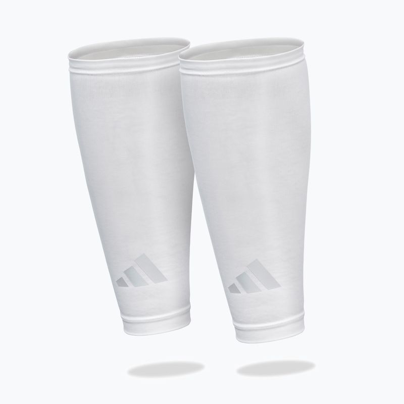 Kompresné návleky na lýtka Adidas Aeroready Compression white