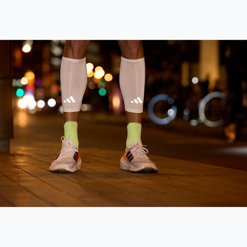 Kompresné návleky na lýtka Adidas Aeroready Compression white 7