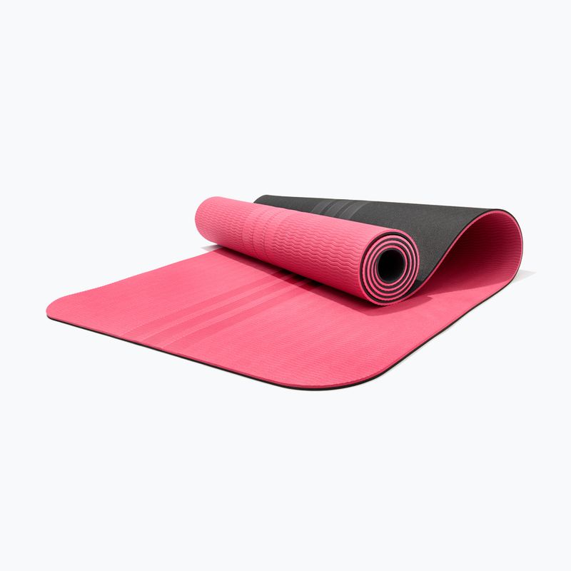 Jógová podložka adidas Double Sided Yoga pink fusion 5