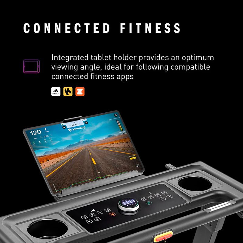 Bežecký pás elektrický adidas T-1 Folding Treadmill black 17