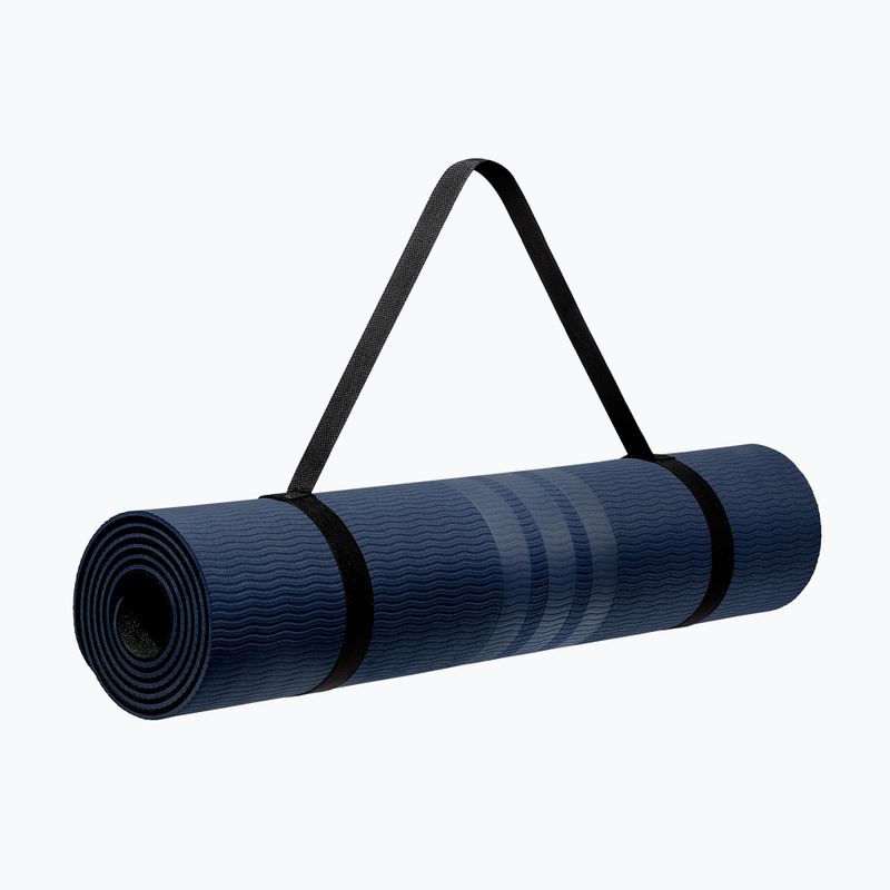 Jógová podložka adidas Double Sided Yoga dark blue 9