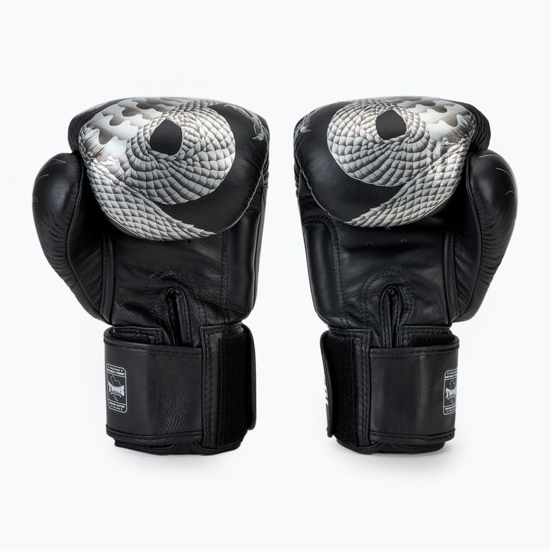 Boxerské rukavice Twins Special FBGVL3-23 Dragon silver 2
