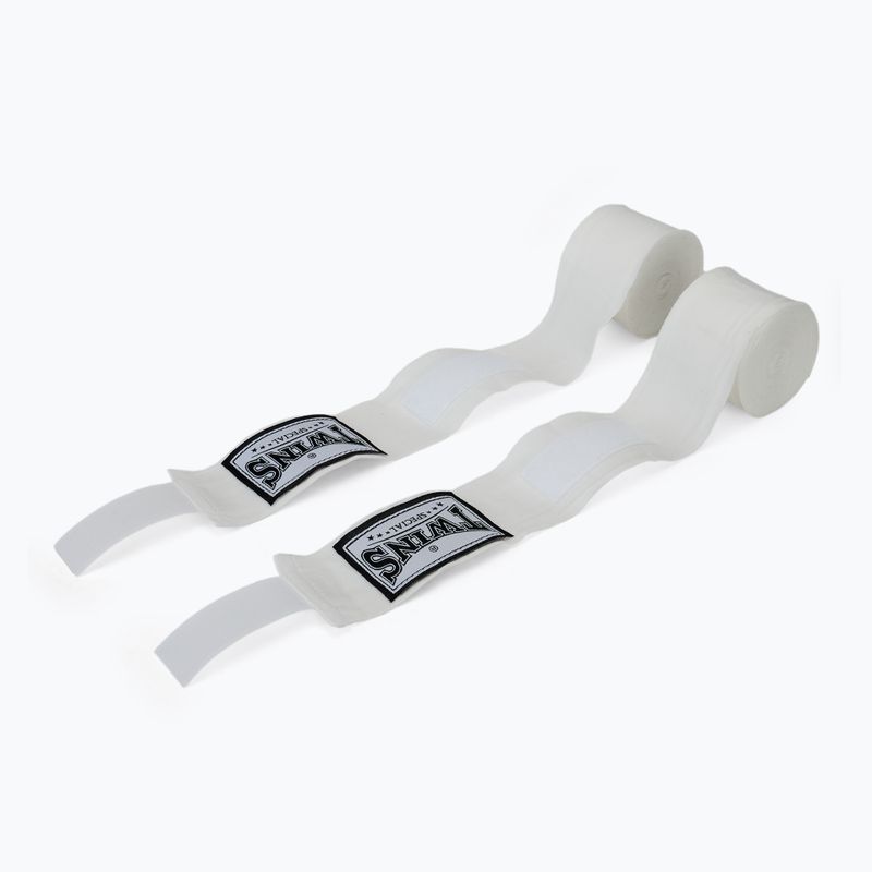 Boxerské bandáže  Twins Special CH5 white 2
