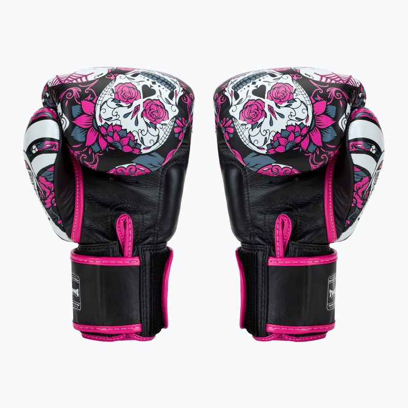 Boxerské rukavice Twins Special Fancy FBGVL3-53 Skull pink/black 2