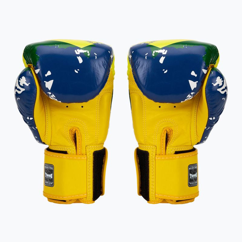 Boxerské rukavice Twins Special FBGVL3-44 Brasil yellow/red/blue 2