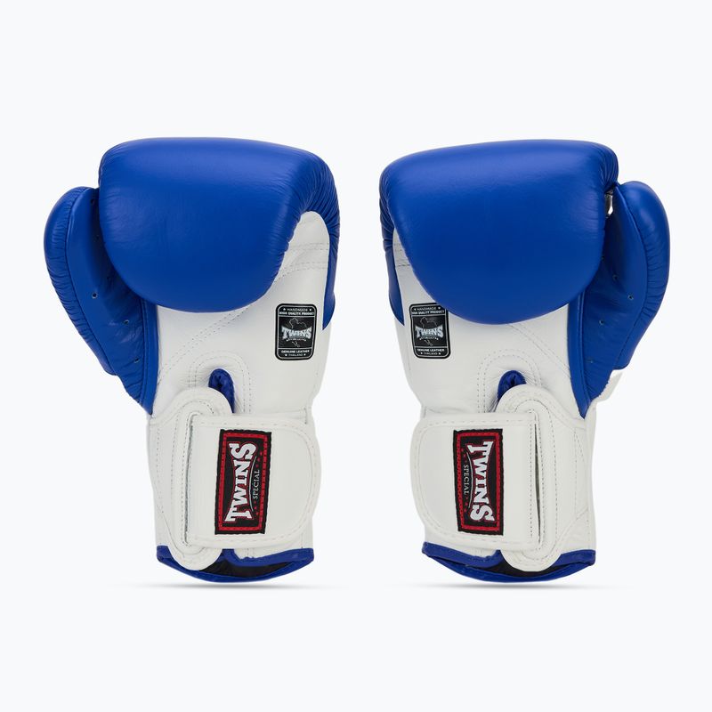 Boxerské rukavice Twins Special BGVL6 white/blue 2
