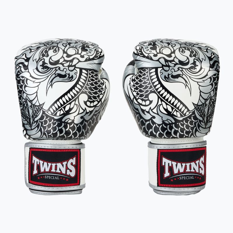 Boxerské rukavice Twins Special Fancy FBGVL3-52 white/silver