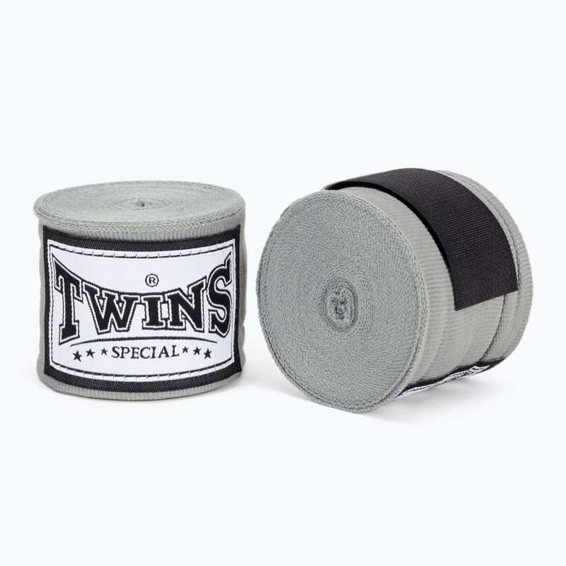 Boxerské bandáže Twins Special CH5 sivé 2