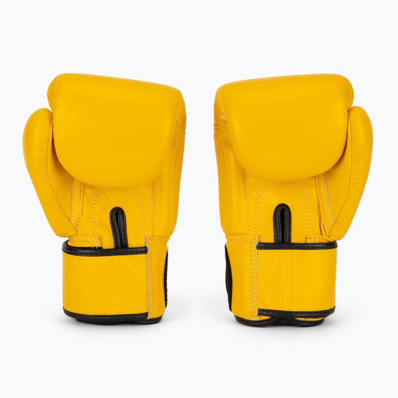 Boxerské rukavice Fairtex Universal "Tight-Fit" Design yellow 3