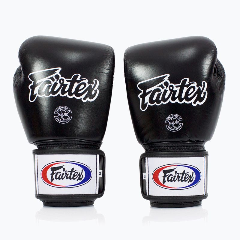 Fairtex Universal Priedušné čierne boxerské rukavice