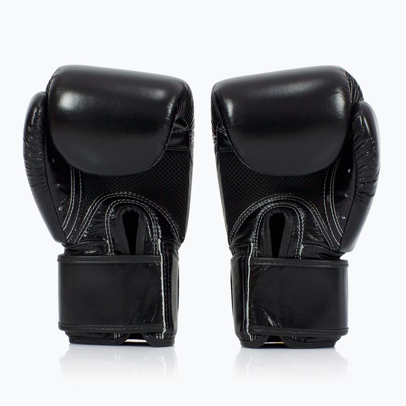 Fairtex Universal Priedušné čierne boxerské rukavice 2