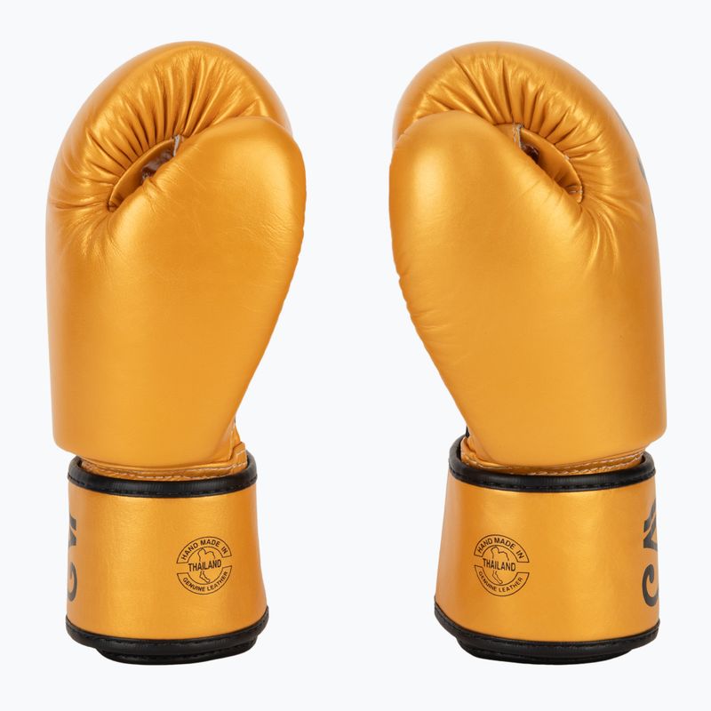 Boxerské rukavice Fairtex Universal "Tight-Fit" Design Falcon gold 4