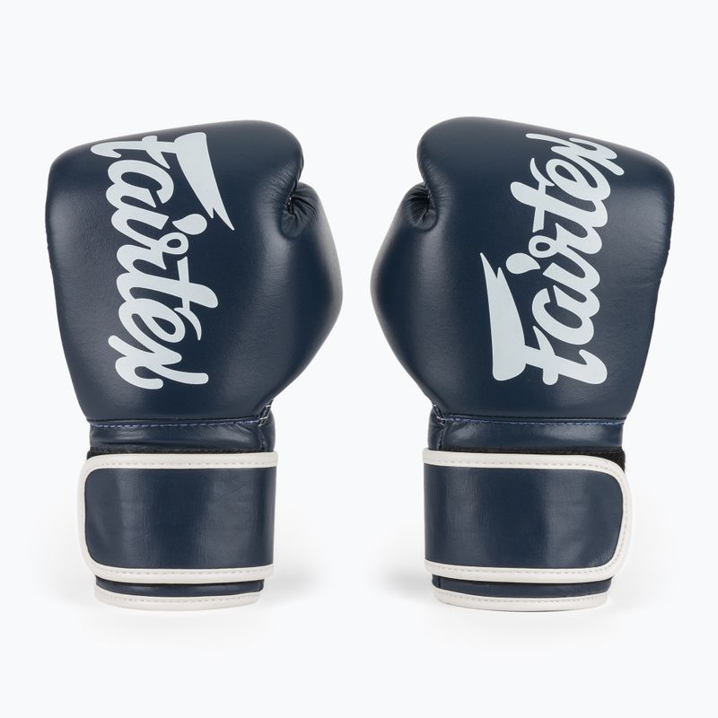 Boxerské rukavice Fairtex Microfiber blue 2