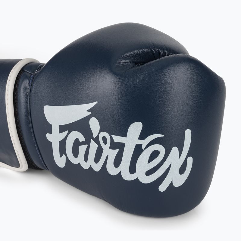 Boxerské rukavice Fairtex Microfiber blue 5