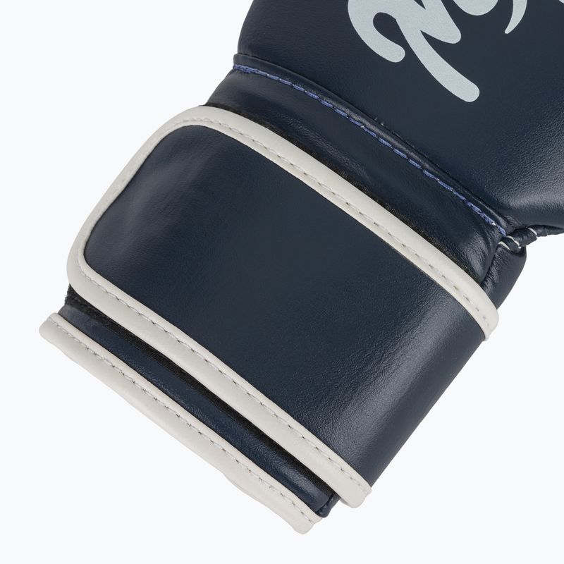 Boxerské rukavice Fairtex Microfiber blue 6