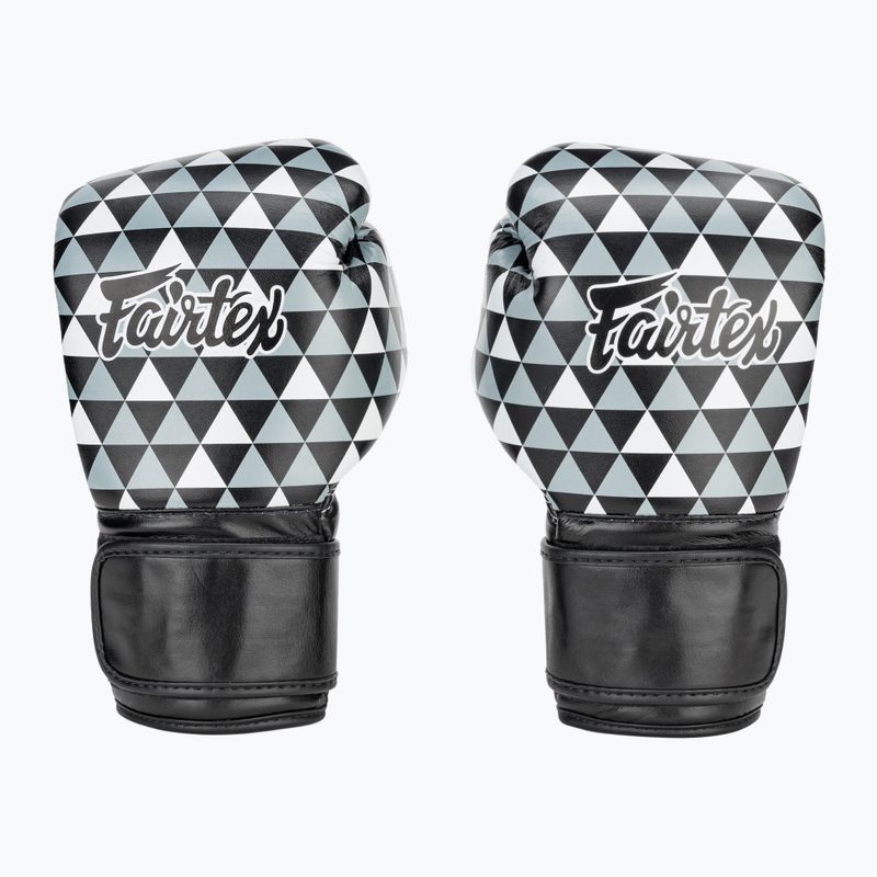 Boxerské rukavice Fairtex Microfiber Art Prism black 2