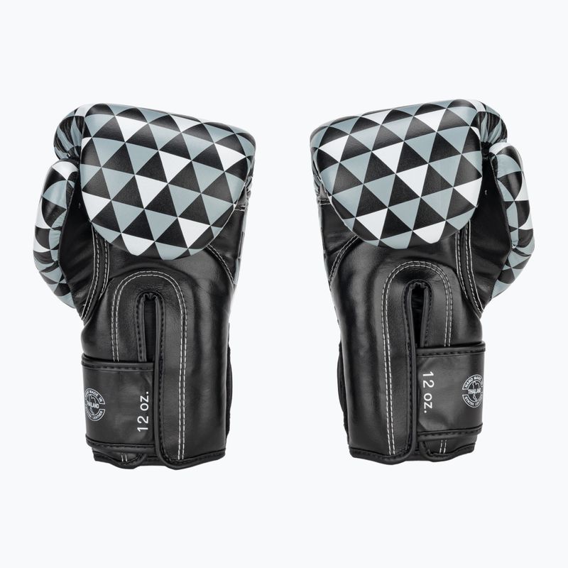 Boxerské rukavice Fairtex Microfiber Art Prism black 3