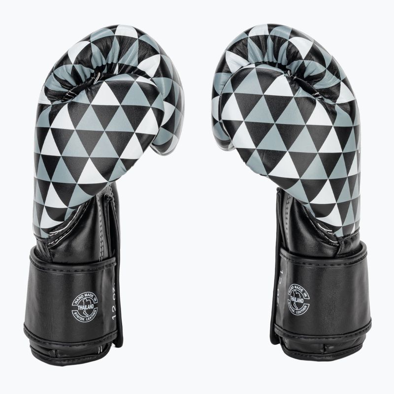 Boxerské rukavice Fairtex Microfiber Art Prism black 4