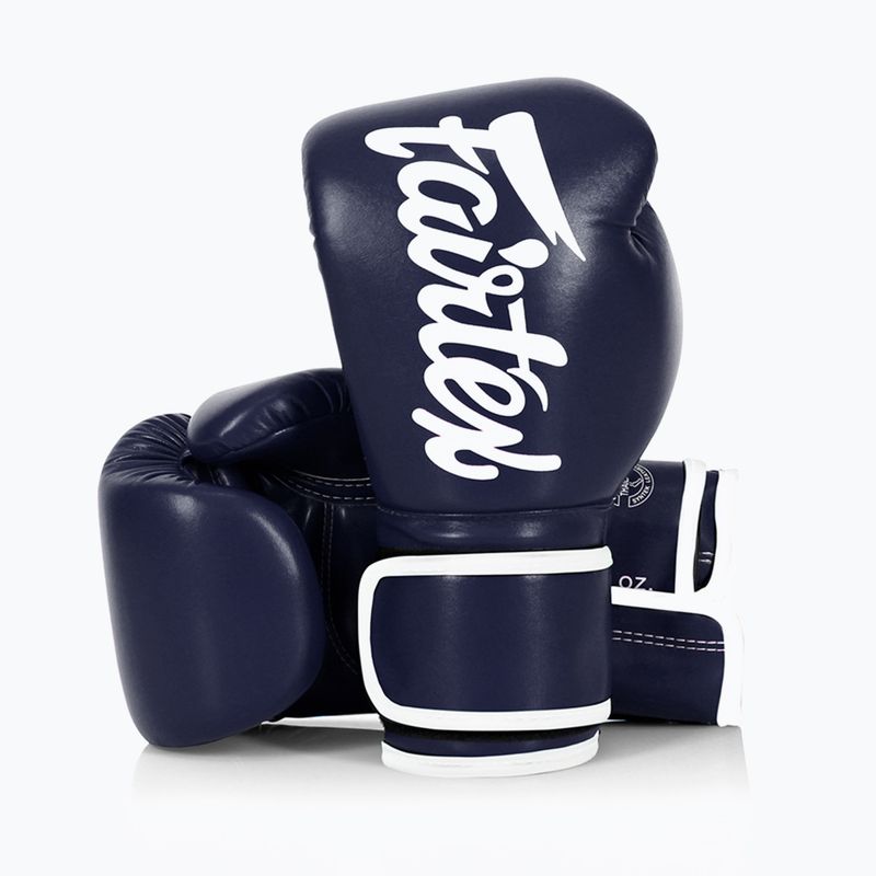 Boxerské rukavice Fairtex Microfiber Art Collections Blue Wave blue 4