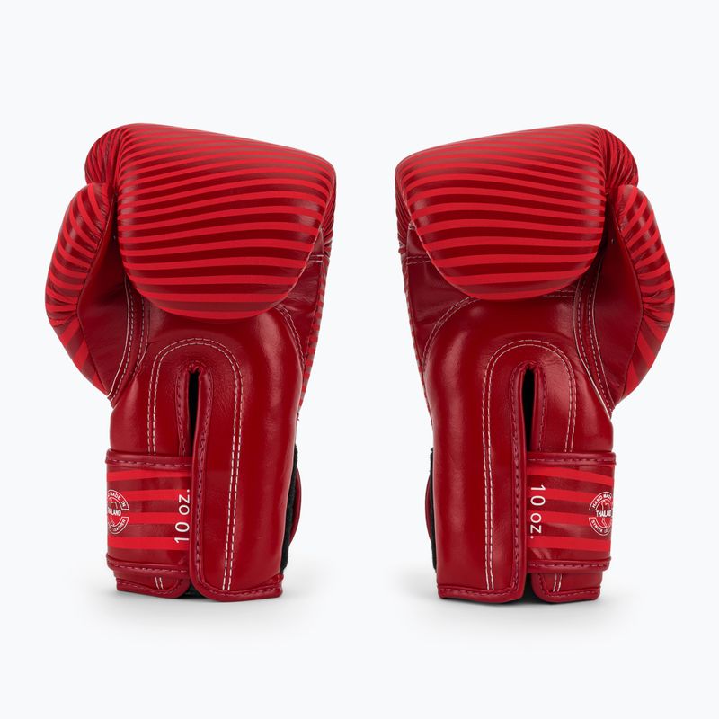 Boxerské rukavice Fairtex Microfiber Art Collections Minimalizmus Art red 3