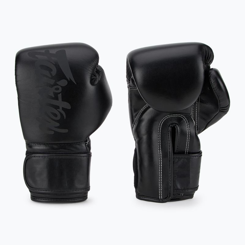 Boxerské rukavice Fairtex Microfiber Art Collection Solid black