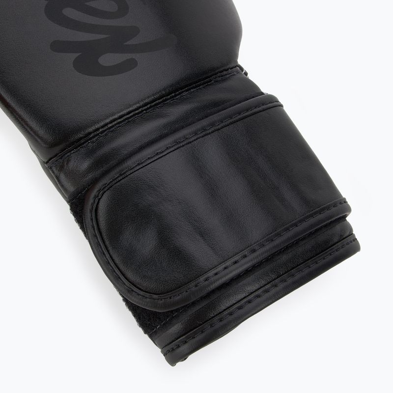 Boxerské rukavice Fairtex Microfiber Art Collection Solid black 6