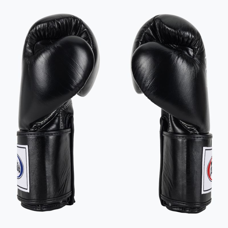 Boxerské rukavice Fairtex Super Sparring - Locked Thumb black 4