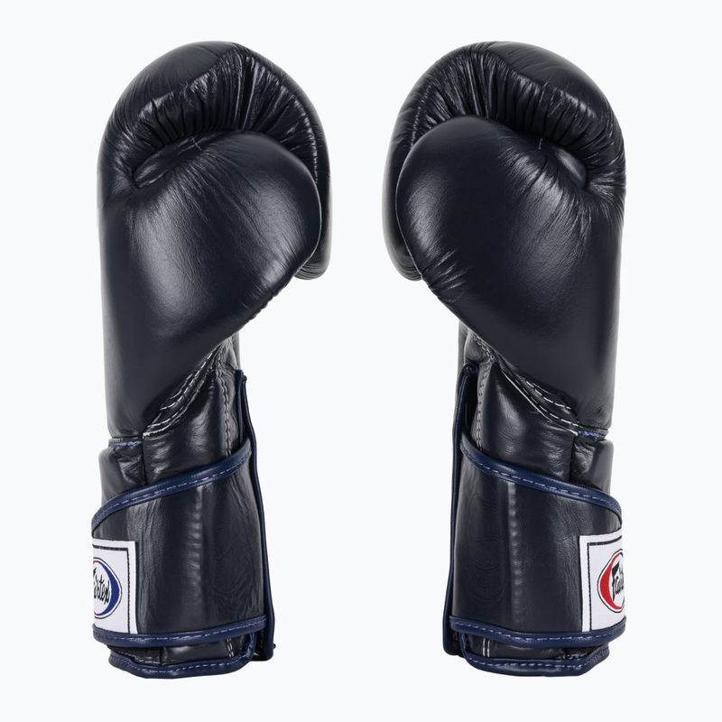 Štýlové boxerské rukavice Fairtex Angular Sparring - uzamknutý palec modré 4