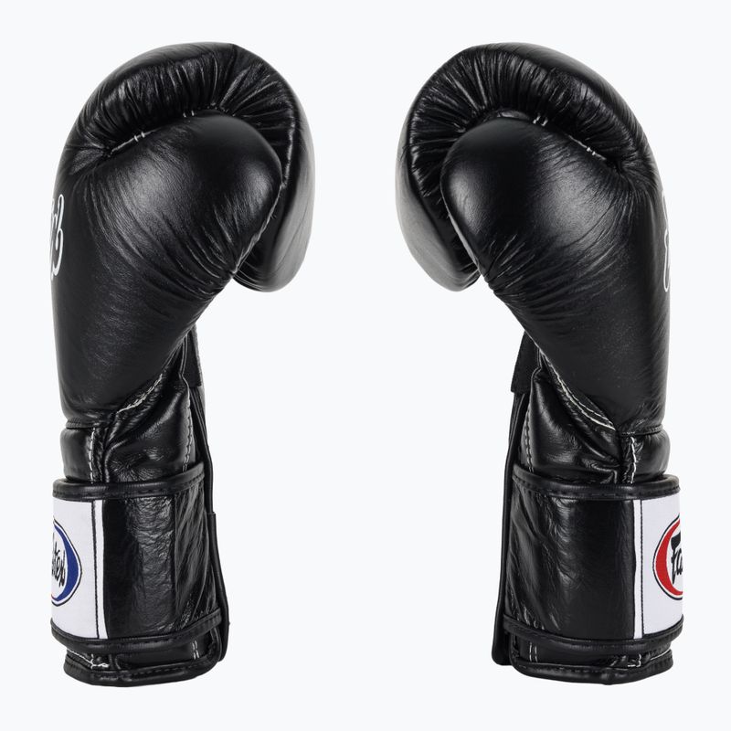 Boxerské rukavice Fairtex Heavy Hitter's Mexican Style black/yellow 4