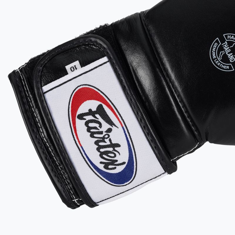Boxerské rukavice Fairtex Heavy Hitter's Mexican Style black/yellow 6