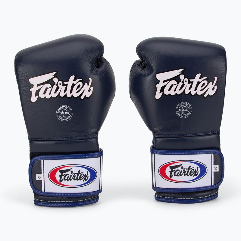 Boxerské rukavice Fairtex Heavy Hitter's Mexican Style blue 2