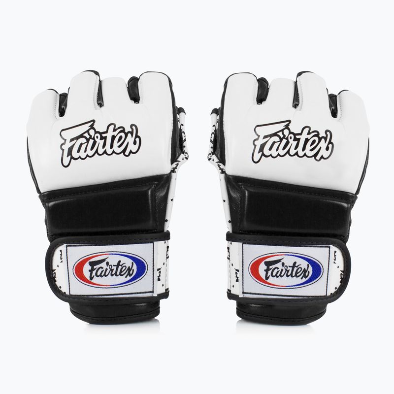 Fairtex Super Sparring grapplingové rukavice biele/čierne