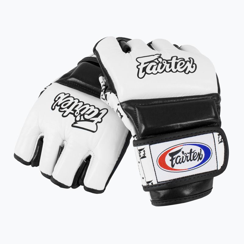 Fairtex Super Sparring grapplingové rukavice biele/čierne 4