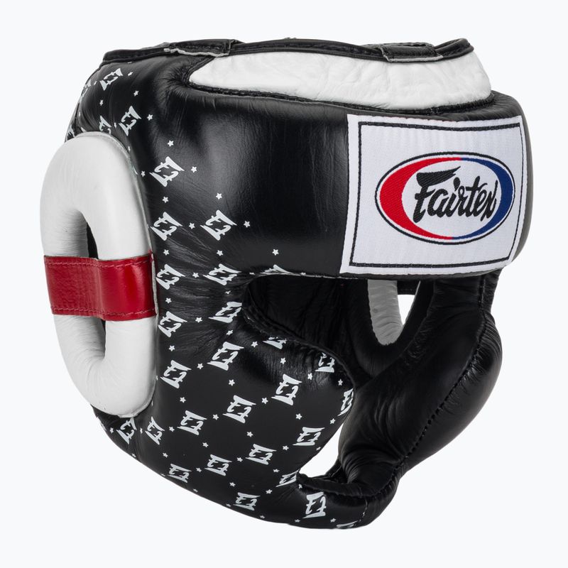 Boxerská prilba Fairtex Super Sparring black/white