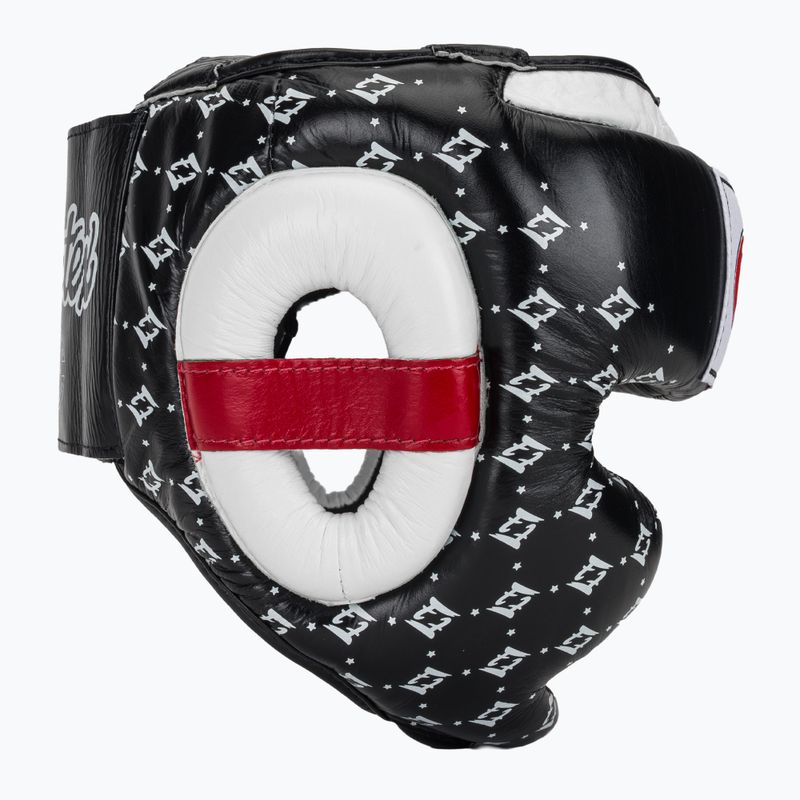 Boxerská prilba Fairtex Super Sparring black/white 2