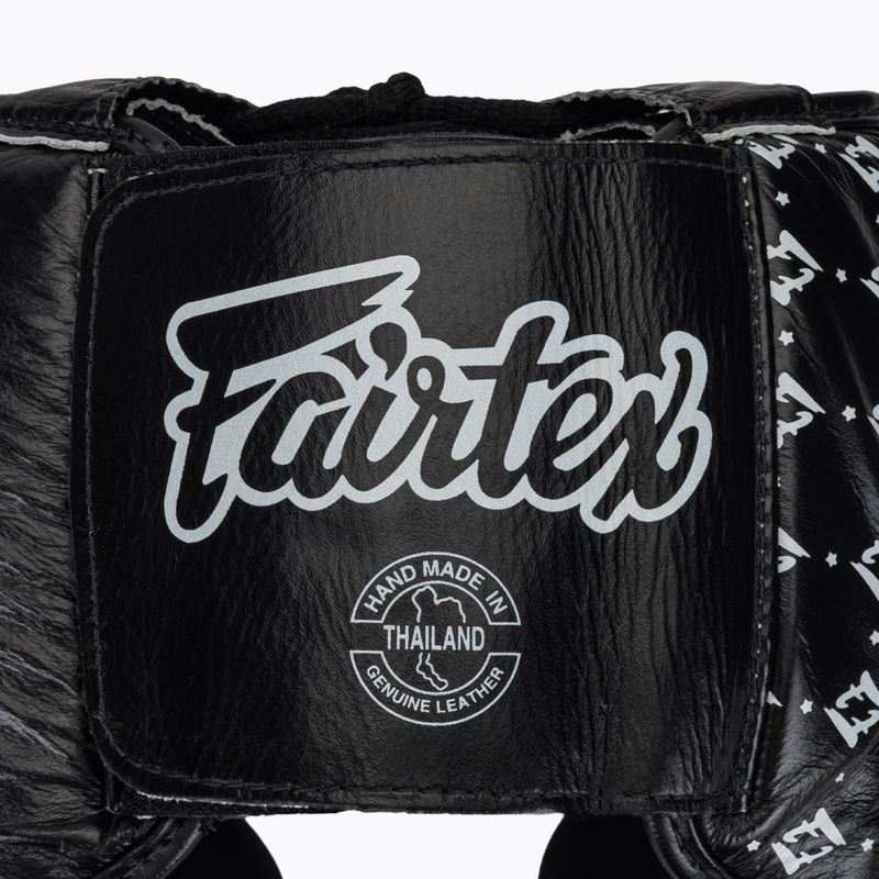 Boxerská prilba Fairtex Super Sparring black/white 5