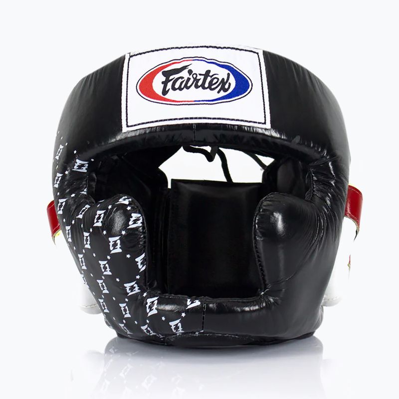 Boxerská prilba Fairtex Super Sparring black/white