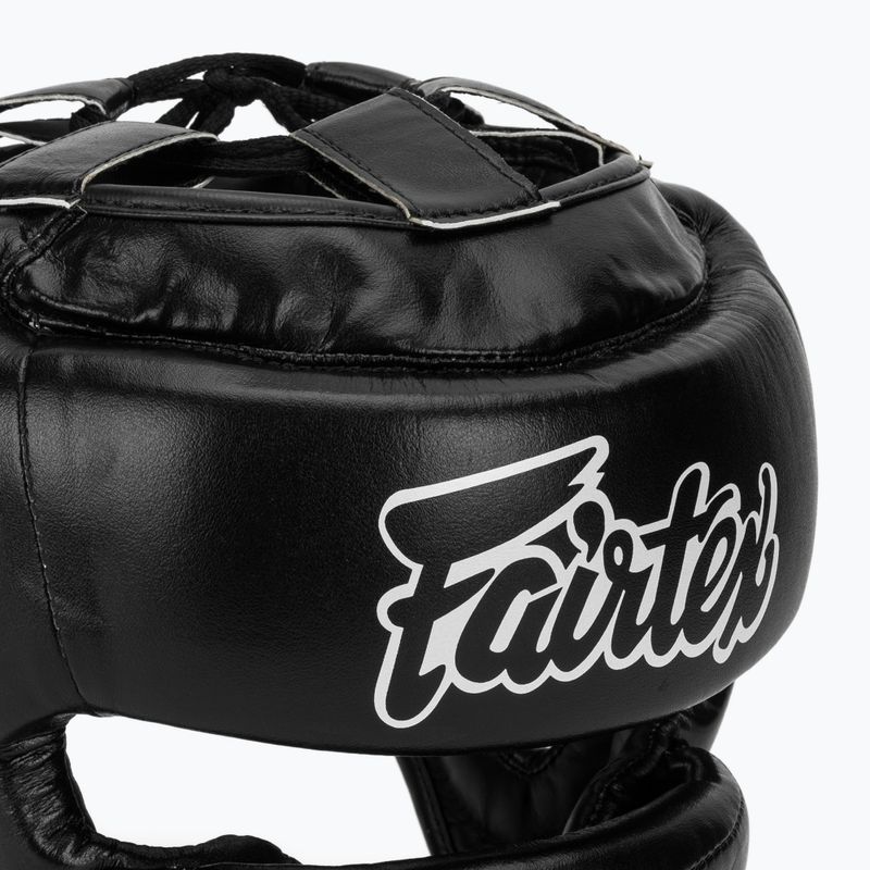Boxerská prilba Fairtex Full Face Protector black 4