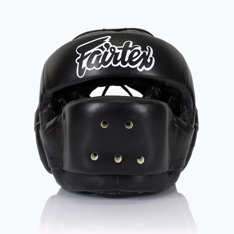 Boxerská prilba Fairtex Full Face Protector black