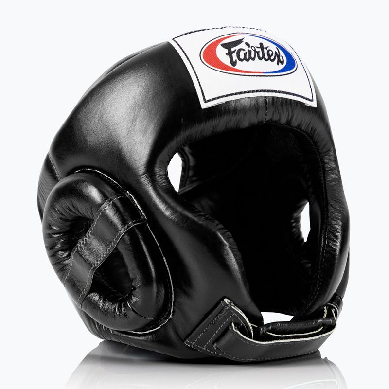 Boxerská prilba Fairtex Muay Thai Competition black 2