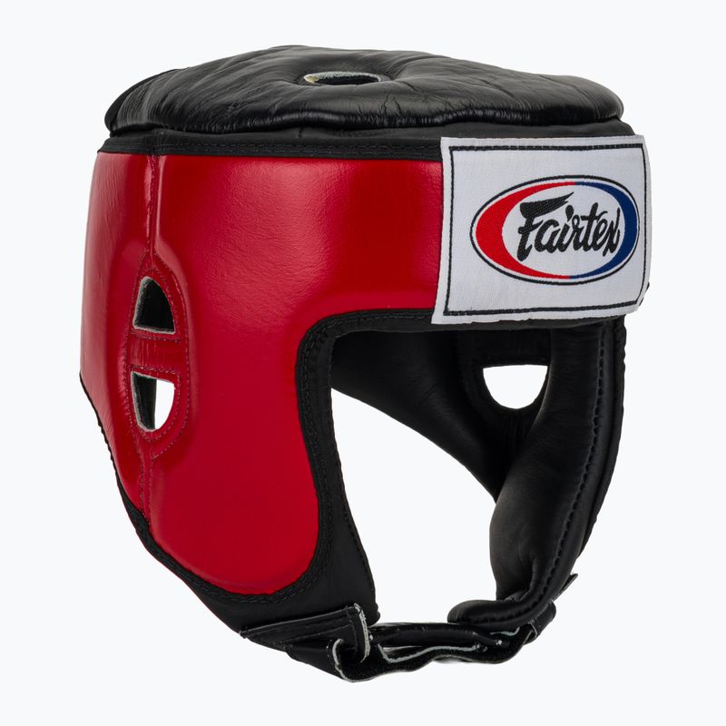 Ochranná prilba Fairtex Muay Thai & Kickboxing Competition red