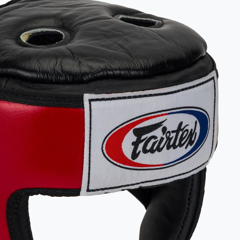 Ochranná prilba Fairtex Muay Thai & Kickboxing Competition red 4