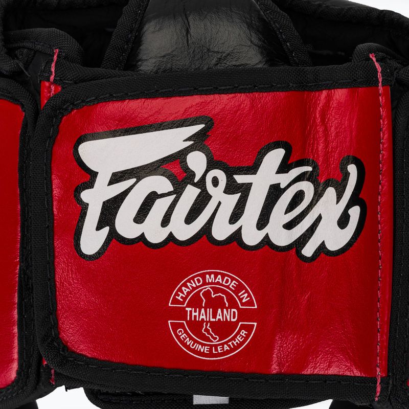 Ochranná prilba Fairtex Muay Thai & Kickboxing Competition red 5