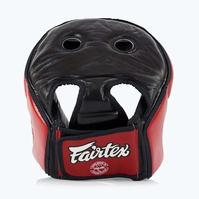 Ochranná prilba Fairtex Muay Thai & Kickboxing Competition red 3