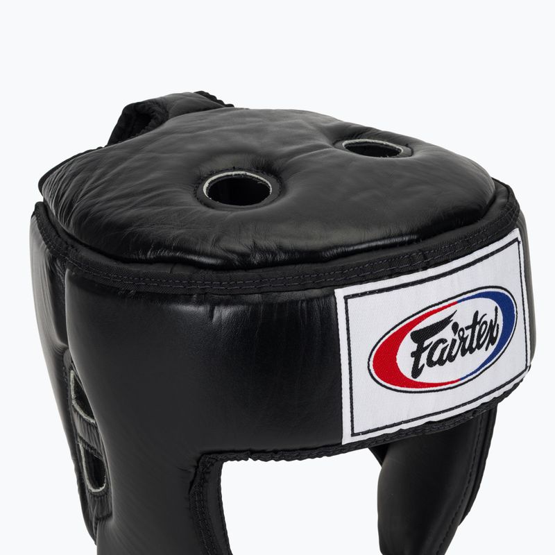Ochranná prilba Fairtex Muay Thai & Kickboxing Competition black 4