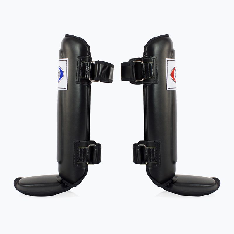Fairtex In-Step dvojité polstrované chrániče holennej kosti čierne 3